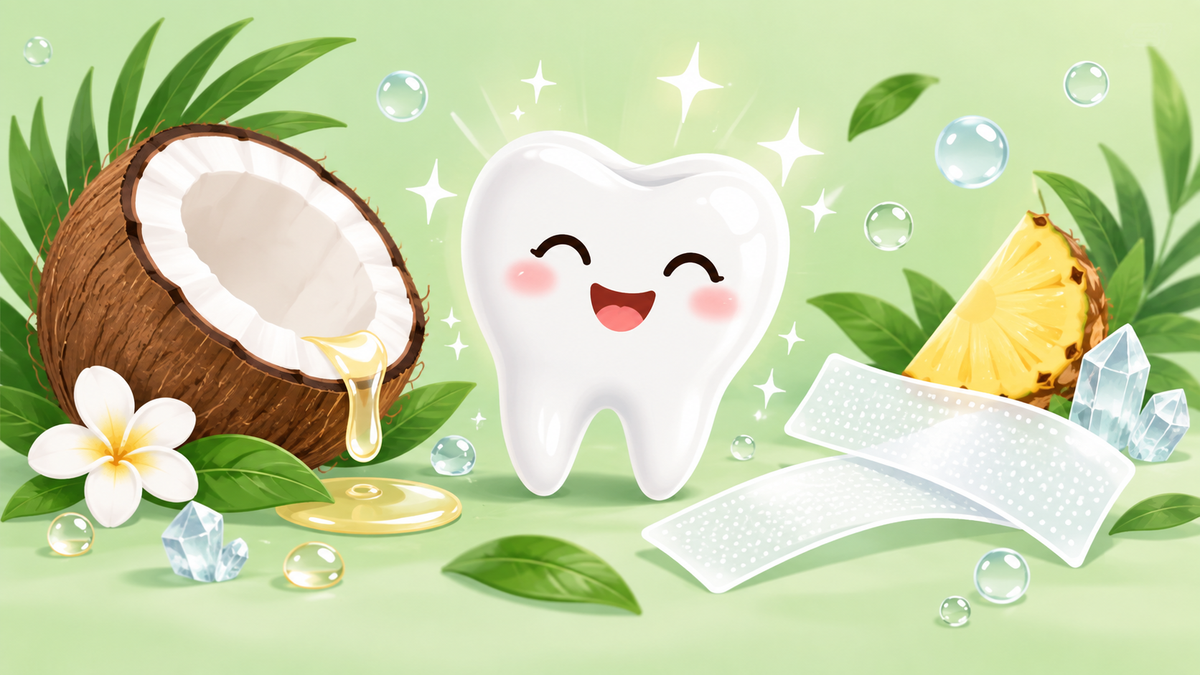 Coconut Oil in Whitening Strips: Comfort Ingredient or Active Whitener?